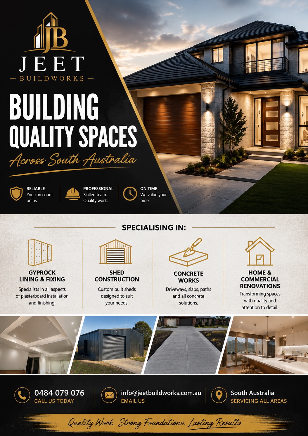 Jeet Buildworks services flyer